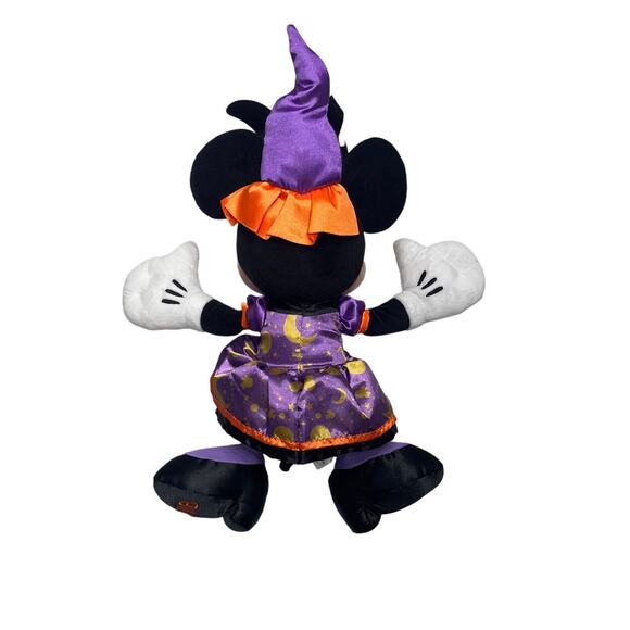 Disney Store Halloween Mickey & Minnie Plush Pair 15" 2018 Preowned - Picture 5 of 13